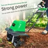 1500W Electric Scarifier Micro-Tiller Tiller Small Agricultural Plowing Machine Hush￥llen Pl￶jning av multifunktionell tr￤dg￥rdsodling Rotary Cultivator