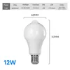 Motion Sensor Light Bulb Ampoule LED E27 IP42 Outdoor Lighting Wall Lamp Dusk To Dawn Day Night Porch