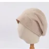 Beretten Japanse trend hoed vrouwen winter casual warme oorbescherming cloud kasjmier gebreide styling paalbenodigdheden