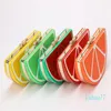 Designed Watermelon Shape Acrylic Lemon Evening Bags Plastic Clutch Party Fruit Crystal Bow Handbag Diamond Women Messenger Purse 256W