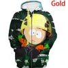 Herrtröjor tröjor Anime S-South Park Cool 3D Print dragkedja hoodies unisex casual dragkedja jacka pullover S-4XL T230217