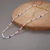 Go2Boho – collier ras du cou en perles de cristal avec lettres d'amour, colliers de perles géométriques colorées pour femmes, bijoux à la mode