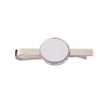 Sublimatie blanco tie clip voor mannen metaal zilveren klassieke tie balk voor reguliere stropdassen bruiloftsklanten clips