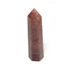 Decorative Figurines Wholesale Quartz Point Rose Wand Healing Stone Natural Amethyst Hexagonal Energy Ore Pyramid Tower For Home Decoration