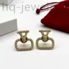 2023pearl stud earrings 14k Luxury master design v-shaped earrings tourism party wedding first fashion jewelry962052