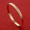 Bangle Trendy Gold Color Dubai South African UK Sweden Fashion Women Jewelry