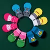 Dog Apparel Pet socks High-quality anti-skid bottom small dog socks Dog foot sets Teddy dog Corgi socks supplies 4 pieces wholesale