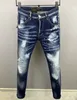 DSQ Coolguy Jeans Classic Man Jeans Hip Hop Rock Moto Herren Casual Design Ripped Jeans Distressed Skinny Denim Biker DSQ2 Jeans für Männer