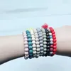 Strand Dm Wood Peads Bracelets For Women Bohemian Shell Tassel Ladies Charm Bransoleta Femme Boho biżuteria Armbanden voor vrouwen pulseras