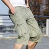 Мужские шорты с длинной длиной грузовые шорты мужчины плюс размер 6xl коленное коленное коленное колено