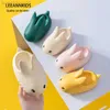 Slipper Summer Kids Women Slippers EVA Soft Sole Sandals Cute Cartoon Rabbit Girl Shoes Non-slip Baotou Home Slipper Platform Flip Flops W0217