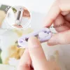Mini port￡til Creative Scissors Ferramenta de arte de corte simples, estacion￡rios de tesouros de tesoura