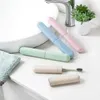 Breathable Tooth Brushes Case Wheat Straw Portable Travel Toothbrush Chopsticks Pencil Box Tooths Dust-proof Brushes Protector