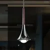 Hanglampen Noordse studio Regenlichten Villa trap kristal hanglamp decor suspendu verlichting restaurant slaapkamer bedlamp