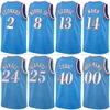 Imprimé Association Icon Basketball Eric Gordon Jerseys 10 Mason Plumlee 44 Paul George 13 Kawhi Leonard 2 Ivica Zubac 40 Terance Mann 14 Bones Hyland 5 M