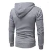 Men's Hoodies Autumn Hoodie Long Sleeve Patchwork Tailored Fitness Pullover Street Wear Brand