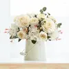 Dekorative Blumen, europäischer künstlicher Hortensien-Pfingstrosen-Blumenstrauß, gefälschte Wohnzimmer-Dekoration, Hochzeit, Zuhause, Schieß-Requisiten