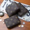 5A Original High Quality Designers Plånböcker Purses Fashion Short Zippy Wallet Monograms Classic Zipper Pocket Pallas Bag Zip Coin 266G
