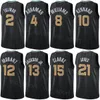 Printed Classic Statement Basketball Tyus Jones Jersey 21 Ziaire Williams 8 Xavier Tillman 2 Jake LaRavia 3 David Roddy 27 Santi Aldama 7 Brandon Clarke 15 Man Youth