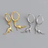 Hoop Earrings Bohemian Style Cute Pendant Dinosaur Stud Earring For Women Fashion Punk Chic Charm Animal Jewelry Pendientes Gift 2023