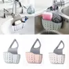 Cestini sospesi Lavello Mensola Sapone Spugna Scolapiatti Supporto da bagno Portaoggetti da cucina Ventosa Organizer Accessori