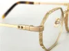 Luxury Brand Frames Sunglasses Vintage Eyeglasses Frame Vintage Hexagon Metal Eyewear Women Men Eyewear