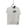 Modedesigner T-shirt herr Hög kvalitet Nyaste brevtryck för kvinnor Kortärmad rundhalsad bomullströja Polo storlek S-5XL