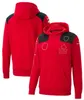 2023 F1 Formula One racing suit red hoodie men's team driver's work clothes in the new season