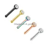 Nasenringe Ohrstecker Ring Schmuckset Chirurgenstahl Hoop Pack Nasenloch Piercing Juwel Für Frauen Männer Drop Lieferung Körper Dhgarden Dhcrh