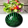 Skålar Handcraft Coconut Bowl Colored Ritning Lagring Diverse Candy Container NUTS Holder Sallad Noodles Rice Fruit