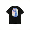 Projektanci mężczyźni Women Trend T Shirt Mens Fashion Beach Gradient Print Tees Summer Tops Azjat