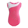 Stage Wear Girls Sleeveless Ballet Dance Leotard One-Piece 5-14 Years Children Kids Training Dancewear Practice Bodysuit