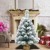 クリスマスの装飾60cmの人工ミニツリーには、コーヒーテーブル用の布バッグクリスマスが含まれていますテーブルトップポーチの家の装飾