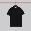 Summer Men Polo Shirt Luxury Fashion Business Clothing Short Sleeve Collar Details Workplace Tees M-XXL