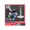 Labret Lip Piercing Jewelry Body Mix 10 Cores Labret Rings Rings Womens Stud Bars 100pcs/lote Drop entrega dhgarden dhdle