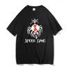 Męskie koszulki raper Hip Hip Hip Hip Lil Darkie Spider Gang Men's Vintage Harajuku Tshirt Streetwear Men Men Kobiety Modne Modne Pure Cotton Tshirt J230217