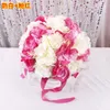 Dekorativa blommor 23 Head Ribbon Road Blomma Wedding Roman Column Artificial Silk Decoration Props 10 Colors Lyh003