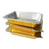 Dinnerware Sets Fast Bowl Disposable Lunch Box Barbecue Wrapping Container Throw-Away Lunchbox Aluminium Foil Boxes Bakeware