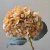 Dekorativa blommor Retrostil Hydrangea Branch 53 cm Big Head Artificial Flower Silk Flores Bouquet Home Deco Wedding Party Garden Ornaments