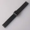 Watch Bands Stainless Steel Band Bracelet 16mm 18mm 20mm 22mm 24mm Mesh Safety Loop Watchbands Women Men Replacement Strap Accessories