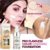 TLM Flawless Color Changing Liquid Foundation Makeup Change To Your Skin Tone By Just Blending