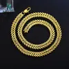 Chains W - Shaped Gold Color Necklaces And Bracelet Are Cuban Chain Men Necklace 9mm Width 20inch LengthChains