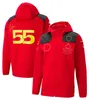 Veste pour hommes et femmes, manteau de formule 1 F1, vêtements d'équipe rouge avec fermeture éclair, combinaison de course et Fans de moto, Top Bo62