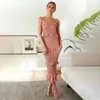 Casual jurken vrouwen lange jurk vintage sexy off schouder zomer elegant feest prom bodycon slip rokken gelaagde ruche uitgehakte potlood