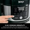 Ninja FD302 Foodi 11-i-1 Pro 6.5 Qt. Tryckkokare och luftfryer som ångar med 4,6 qt. Crisper Plate, häckande broil rack och receptbok