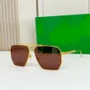 1012 Guldgröna solglasögon för kvinnor män sport solglasögon designers glasögon sunnies nyanser occhiali da sole uv400 skydd glasögon med låda