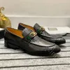 8New Classic Men Dress Buty 100% Cowhide Flat Mens Mens Casual Shoe Mules Mules Princetown Men Projektanci Mokasyna Rozmiar 38-46