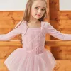 Stage Wear Ballet Dress Dance Dans Tuoernas Gymnastics Flower Girl -jurken Ballerina Tutu -tutu Tuchards For Girls Long Sleeve