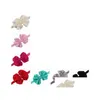 Car Dvr Hair Accessories Baby Chiffon Headbands For Girls Fashion Bows Kids Boutique Children Elastic Bands Bowknot Head Drop Delivery Dhypy