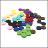 Spacers 10 Colorf 3X15Mm Round Felt Pads Essential Oil Diffuser For 18Mm Snap Buttons Jewelry Drop Delivery Findings Components Dhmtr